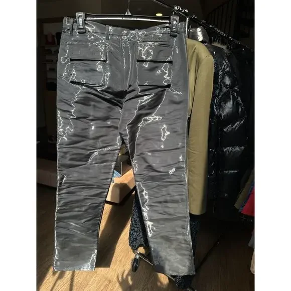 Givenchy Liquid Metal multipocket cargo trouser